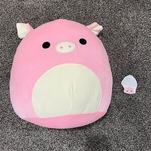 Squishmallows Pink Pig Stuffed Animal